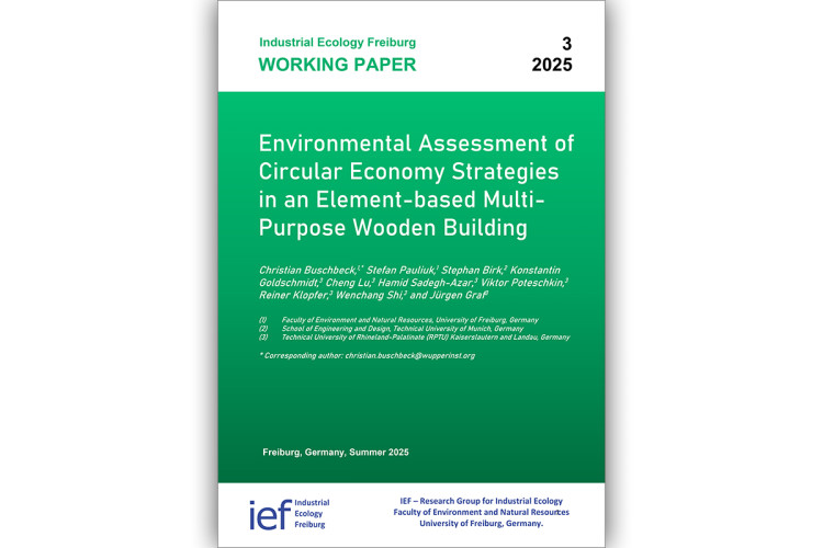 Holzhybrid LCA als IEF working paper publiziert